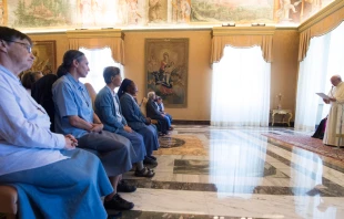 El Papa habla a las religiosas. Foto: L'Osservatore Romano 