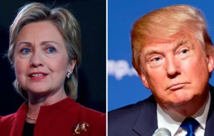 Hillary Clinton - Donald Trump / Foto:  Flickr Marc Nozell (CC-BY-2.0) - Wikipedia Michael Vadon (CC-BY-SA-2.0) 