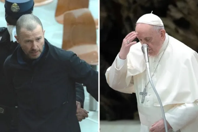 Policía interviene a hombre que interrumpió a gritos audiencia general del Papa Francisco