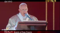 Papa Francisco / Foto: Captura Youtube (CTV)