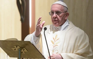 El Papa Francisco expone su homilu00eda / Foto: L'Osservatore Romano 