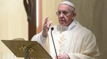 El Papa Francisco expone su homilía / Foto: L'Osservatore Romano
