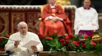 El Papa Francisco en la Misa de Pentecostés de 2022. Crédito: Vatican Media