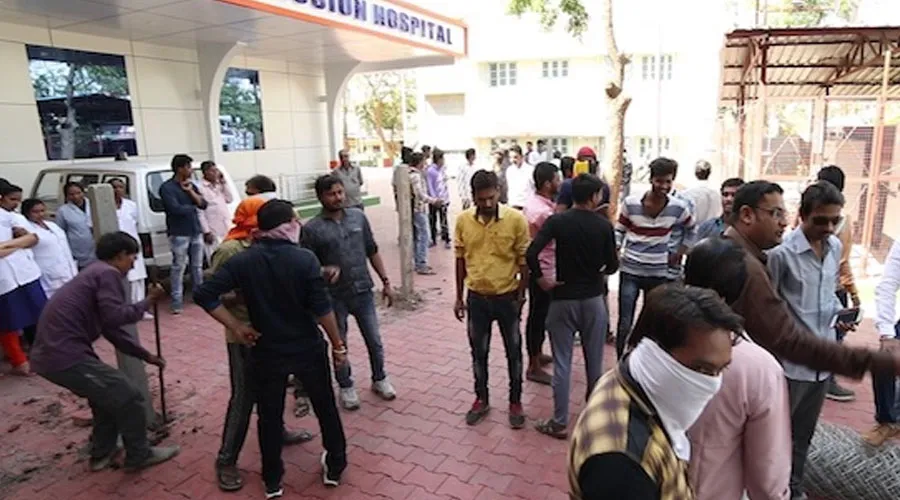 El Pushpa Mission Hospital sufrió el ataque de una turba hindú. Foto: UCANews?w=200&h=150