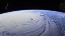 El huracán Florence visto desde el espacio. Foto: NASA