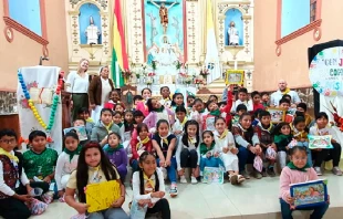 Niu00f1os de la Diu00f3cesis de Coroico (Bolivia). Cru00e9dito: Bolivia Misionera 