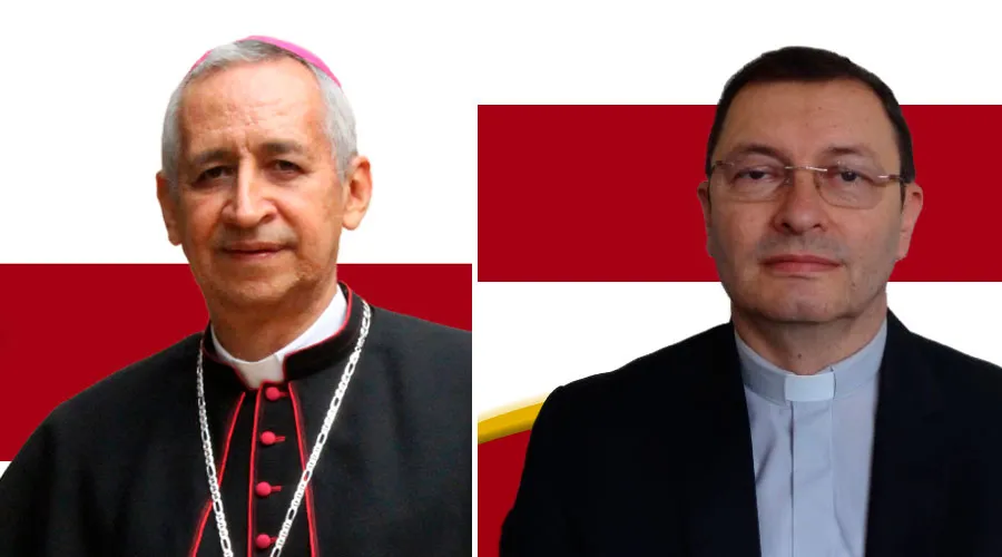 Mons. Orlando Roa y P. Ovidio Giraldo. Crédito: Conferencia Episcopal de Colombia (CEC)?w=200&h=150
