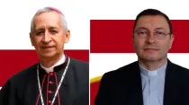 Mons. Orlando Roa y P. Ovidio Giraldo. Crédito: Conferencia Episcopal de Colombia (CEC)