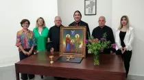 Icono de la “Sagrada Familia de la Divina Voluntad de Unidad y Paz” en el Líbano. Créditos: cortesía de www.maronitas.org