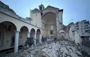 Iglesia destruida en Turquía. Crédito: Facebook del P. Antuan Ilgıt SJ 