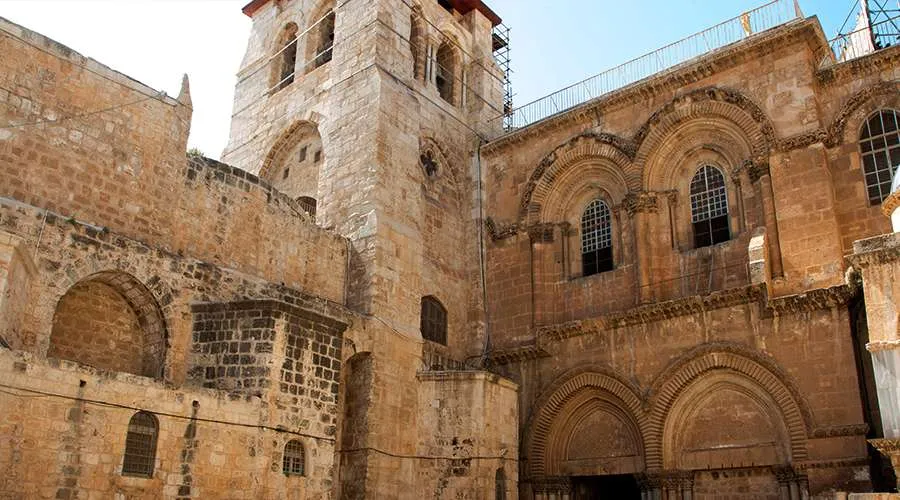 Basílica del Santo Sepulcro en Jerusalén. Foto: Eduardo Berdejo / ACI Prensa