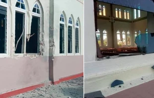 Ataque a iglesia catu00f3lica de Maru00eda Reina de la Paz. Cru00e9ditos: Asia News 