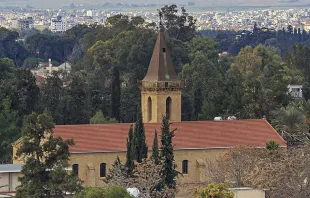 Campanario de la Iglesia de la Santa Cruz, en Nicosia (Chipre). Crédito: Wikipedia.  