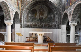 Iglesia de San Esteban profanada / Foto: Patriarcado Latino de Jerusalu00e9n 