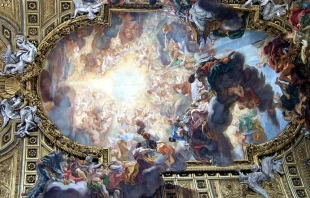 Techo de la iglesia del Gesù. Crédito: Wikipedia / Dominio público. 