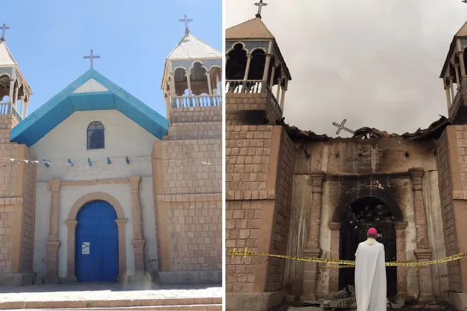 Incendio destruye iglesia católica del siglo XVII en Chile