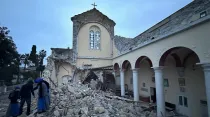 Catedral derrumbada en Turquía. Foto: FB P. Antuan Ilgit SJ