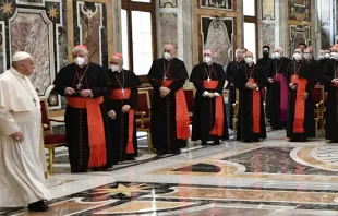 Papa con Iglesias Orientales. Foto: Vatican Media 