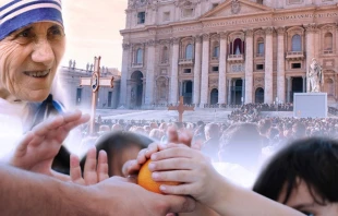 Imagen del cartel que anuncia el Jubileo de los Voluntarios. 