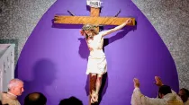 Imagen Cristo Crucificado en Iglesia de la Gratitud Nacional / Foto: Comunicaciones Congregación Salesianos Chile