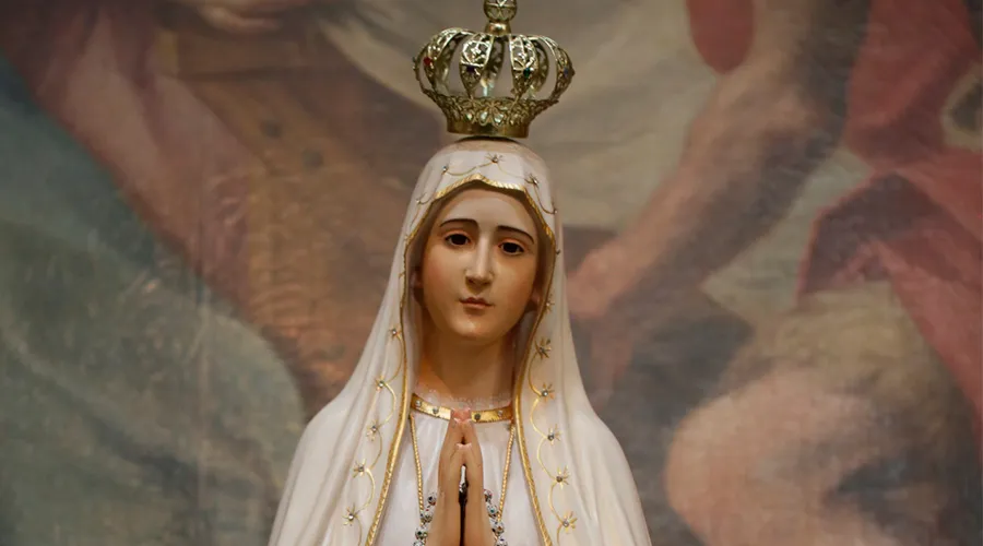 Imagen de la Virgen de Fátima / Crédito: Daniel Ibañez (ACI Prensa)