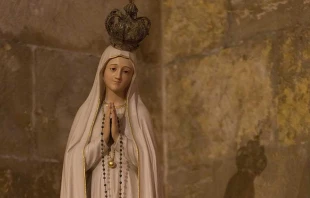 Imagen de la Virgen de Fu00e1tima en Lisboa / Foto: Daniel Ibu00e1u00f1ez (ACI Prensa) 