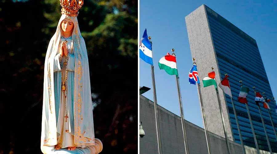Imagen de la Virgen Fátima - Sede de la ONU en Nueva York / Foto: Flickr Eduardo Segura (CC-BY-NC-ND-2.0) - Flickr United Nations Photo (CC-BY-NC-ND-2.0)?w=200&h=150