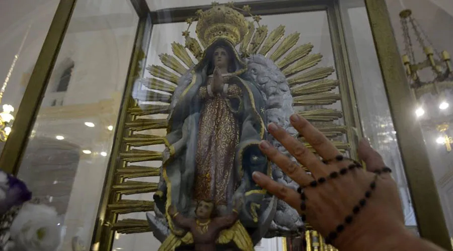 Imagen de Nuestra Señora de Guadalupe venerada en Santa Fe, Argentina /Foto: Facebook Basílica de Guadalupe Santa Fe