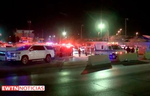 Incendio en la Estancia Provincial de Cd. Juu00e1rez. Cru00e9dito: Captura de video (EWTN Noticias) 