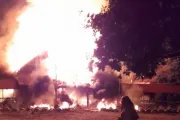 Voraz incendio destruye iglesia en el sur de Chile