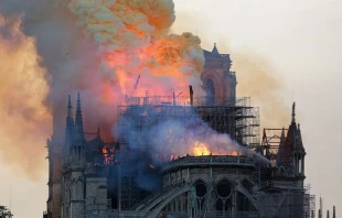 Incendio en la Catedral de Notre Dame. Foto: Henri Garat / Ville de Paris https://www.paris.fr/ 