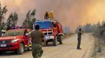 Incendios forestales en Chile. Crédito: Gobierno de Chile