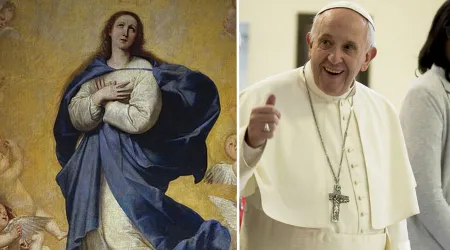 Papa Francisco a matrimonios: Confíen y aprendan de la Inmaculada Virgen María