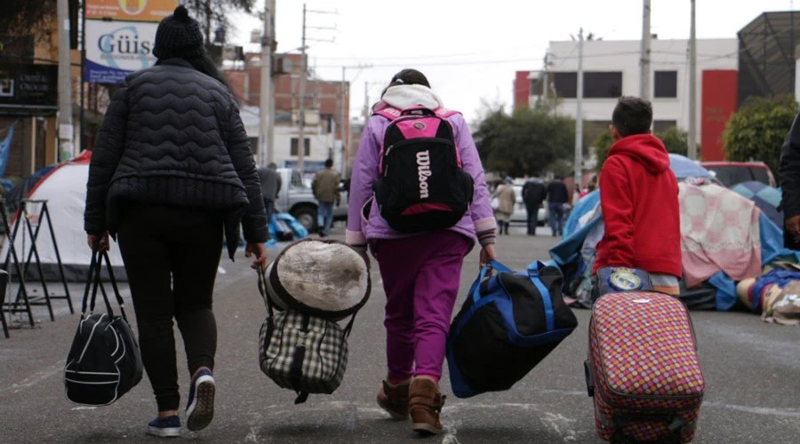 Inmigrantes en frontera Chile-Perú. Crédito: Incami.?w=200&h=150