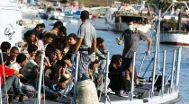 Inmigrantes de Lampedusa Foto Wikipedia (CC BY 2.0)