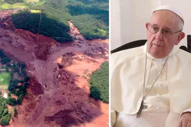 Papa Francisco manifestó su pésame por las víctimas de Brasil