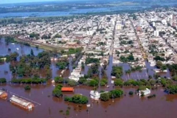 Cáritas invita a ser solidarios con miles de damnificados por inundaciones en Argentina