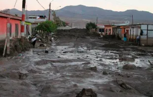 Imagen referencial inundaciones Chile. Foto: Cáritas Chile 