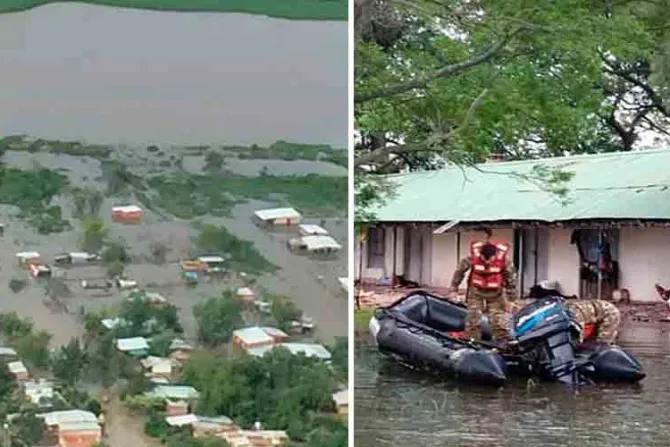 Obispado agradece solidaridad con damnificados de inundaciones en Argentina