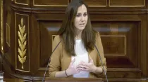 Ione Belarra, Ministra de Derechos Sociales. Crédito: Captura pantalla Youtube Congreso de los Diputados. 