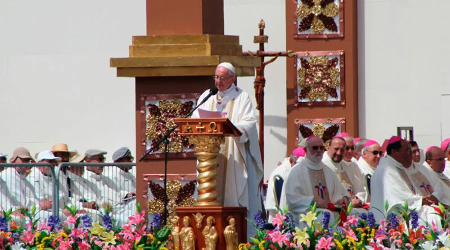 Homilía del Papa en Iquique / Crédito: Giselle Vargas (ACI Prensa)?w=200&h=150