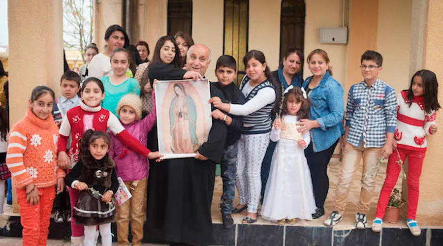 Una de las imágenes de la Virgen de Guadalupe que peregrinó desde México a Irak. Foto SIAME?w=200&h=150