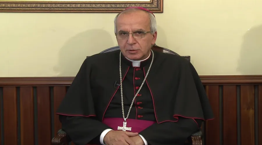Mons. Ivo Scapolo. Foto: Diócesis de San Bernardo / Captura de video.
