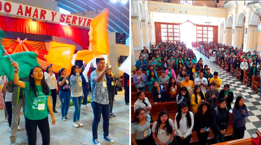Jóvenes en la I Jornada Diocesana de la Juventud 2019. Crédito: Diócesis de Tacna y Moquegua