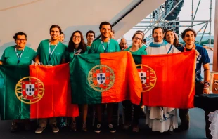 Jovenes catu00f3licos portugueses se preparan para la JMJ 2023. Cru00e9dito: Fundaciu00f3n Jornada Mundial de la Juventud (JMJ) Lisboa 2023 