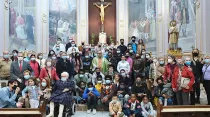 Celebración de la Misa en la Jornada Mundial de los pobres en la parroquia de San Francisco de Borja, de Valencia. Crédito: Archivalencia. 