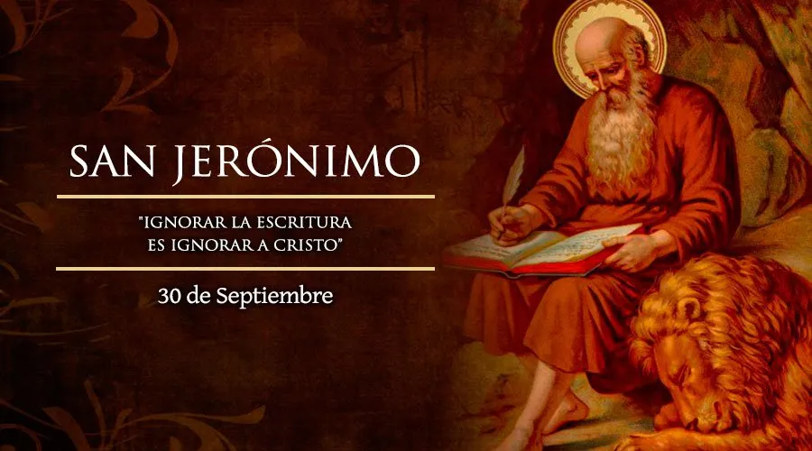 Cada 30 de septiembre se celebra a San Jerónimo, Padre de la Iglesia y traductor de la Biblia