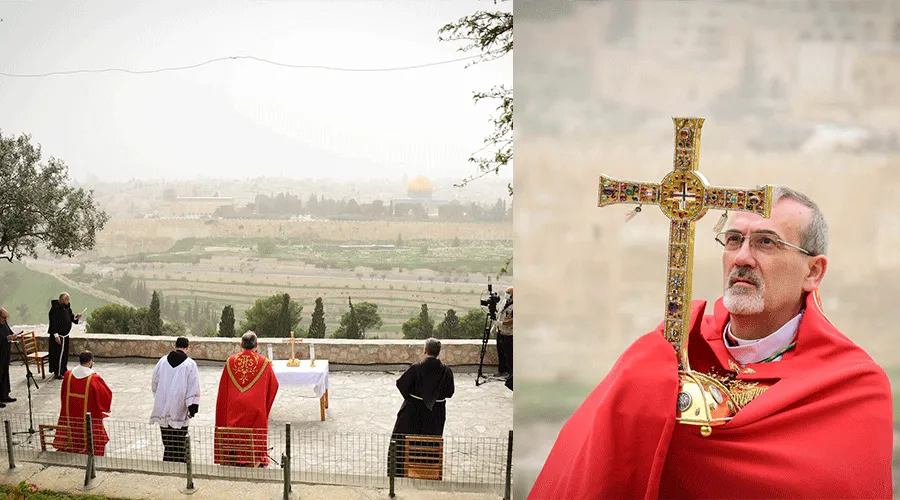 Bendicen Jerusalén con reliquia de la Cruz de Cristo