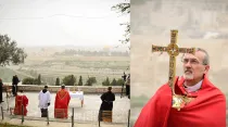 Mons. Pierbattista Pizzaballa bendiciendo la ciudad de Jerusalén / Crédito: Patriarcado Latino de Jerusalén