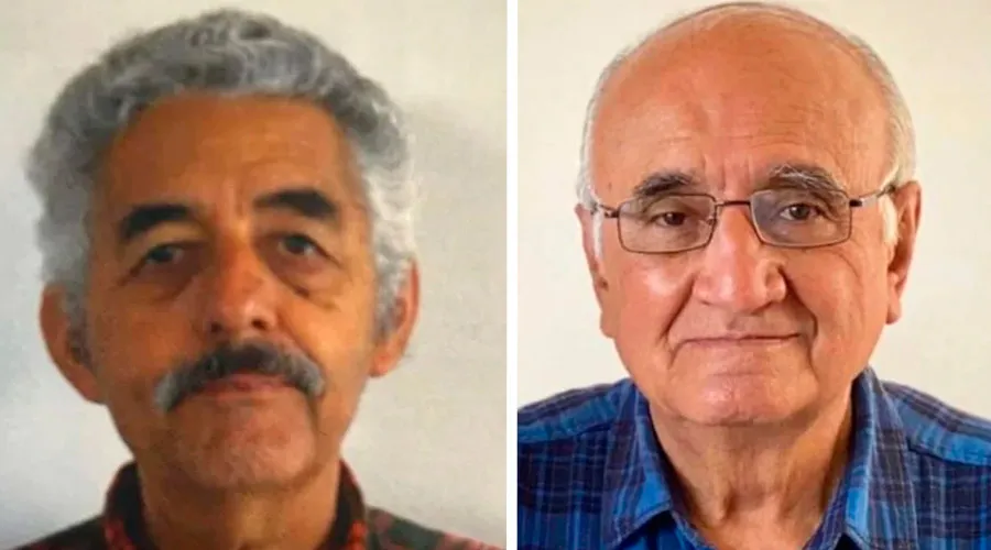 Joaquín Mora y Javier Campos, los dos sacerdotes jesuitas asesinados en México el 20 de junio de 2022. Crédito: Cortesía de la Compañía de Jesús